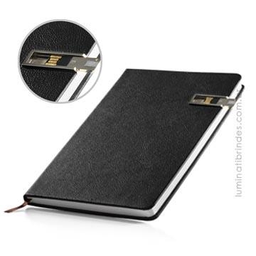 Caderno com Pendrive Stanford