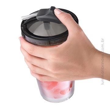 Copo Shake com Canudo