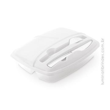 Food Box - Lancheira caixa hermética e talhares