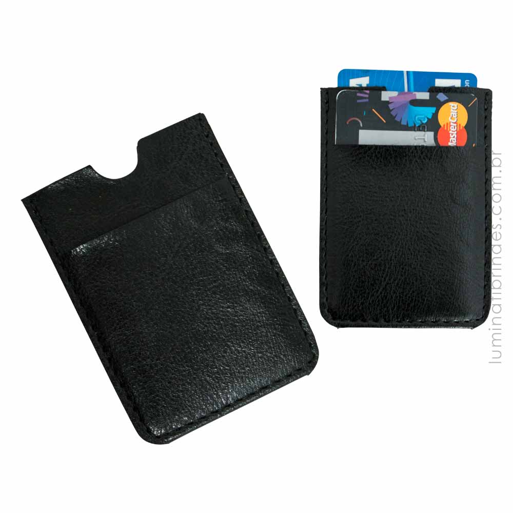 Porta Cartão para Celular Leather