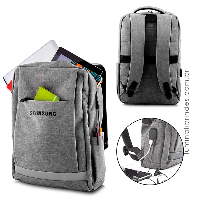 Mochila Grey Spazio Confort