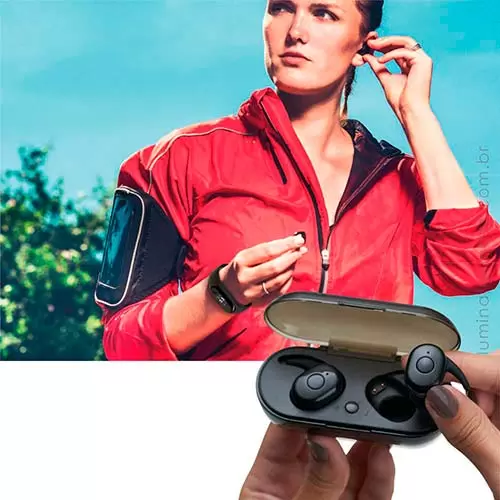 Airpod Plus com Case Tecnológico