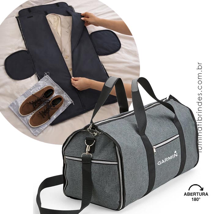 【hermetic × NUBIAN】 travel bag Bolsa Ziptravel para Viagens
