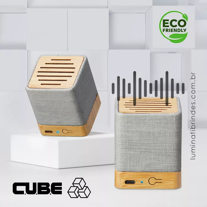 Caixa de Som Bamboo Bluetooth