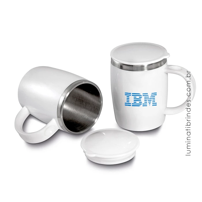 Caneca inox White New