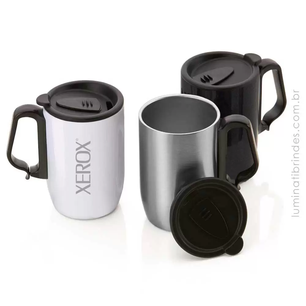 Caneca Brinde Silver Inox