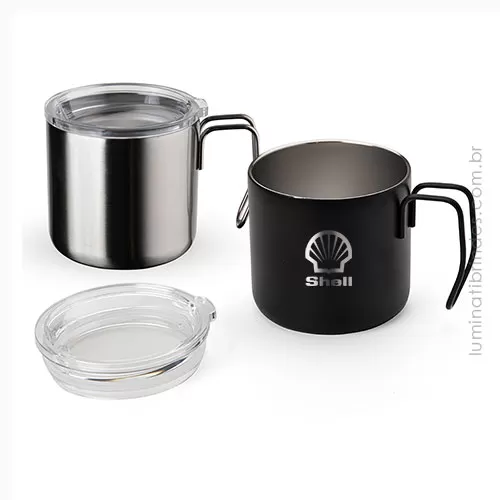 Caneca Brinde Silver Inox