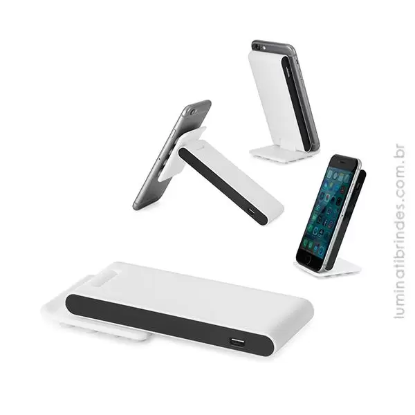 Flessi- Powerbank com Suporte para Celular 4000Mah