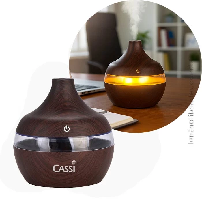 Difusor e Umidificador Wood
