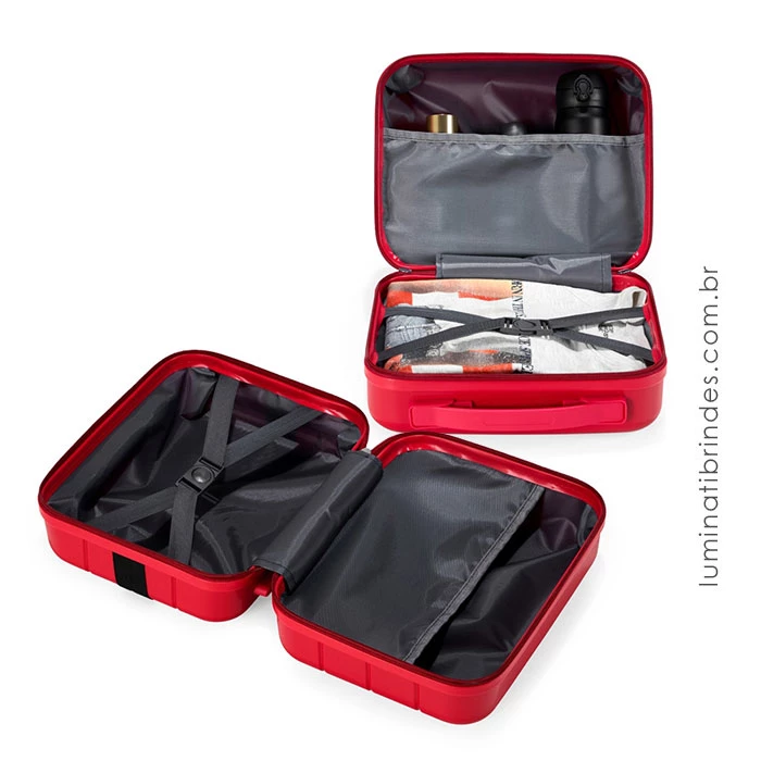 Necessaire com Alça Carmim