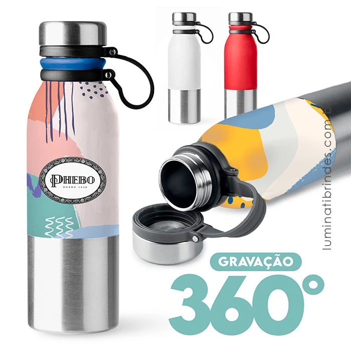 Garrafa Inox Base 360