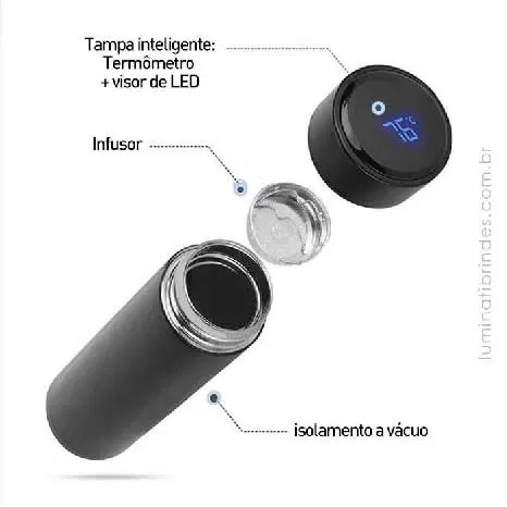 Garrafa LCD Thermos