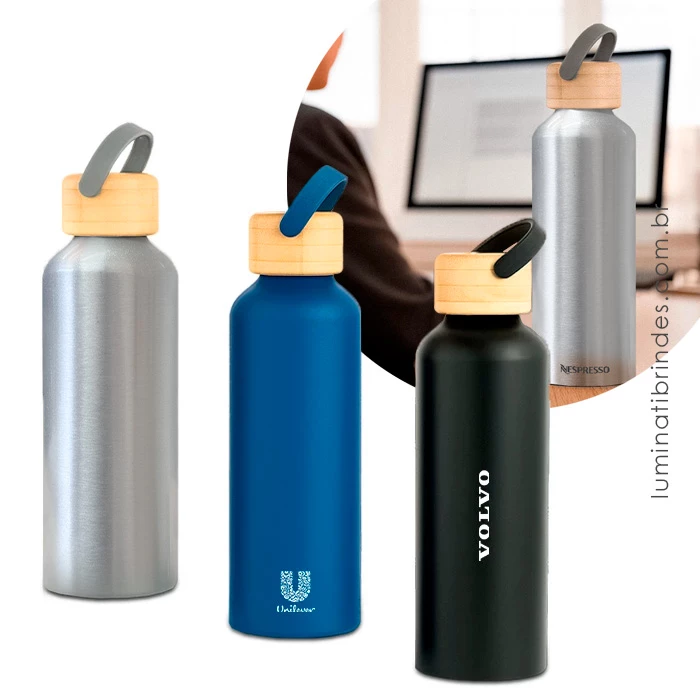 Garrafa Yoko Aluminium Inox