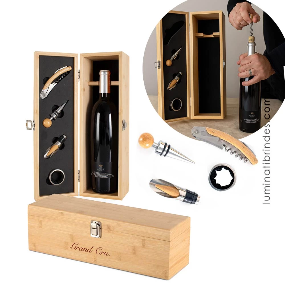 Kit Bordeaux Box Bambu