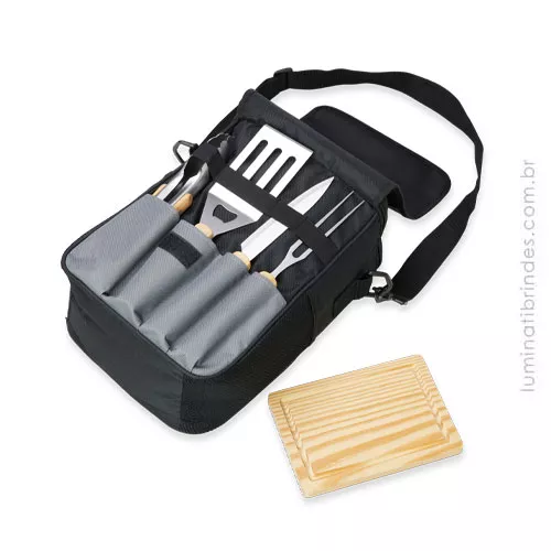 Kit Churrasco e Bolsa Térmica Grill