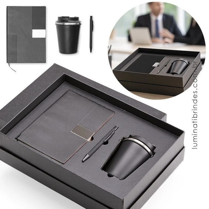 Kit ProHold Executivo - Bloco e Caneta