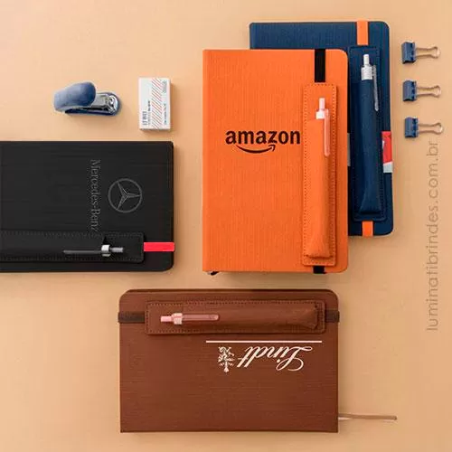 Kit Caderno A5 com Caneta Matte