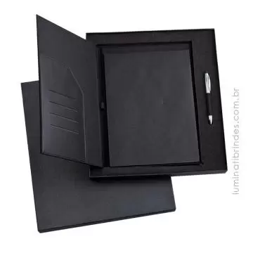 Kit pasta e caneta CEO