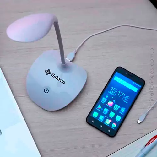 Luminária Venus USB com carregador de celular