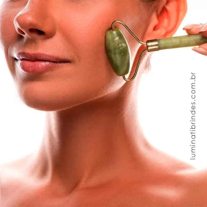 Massageador Facial Jade Roller