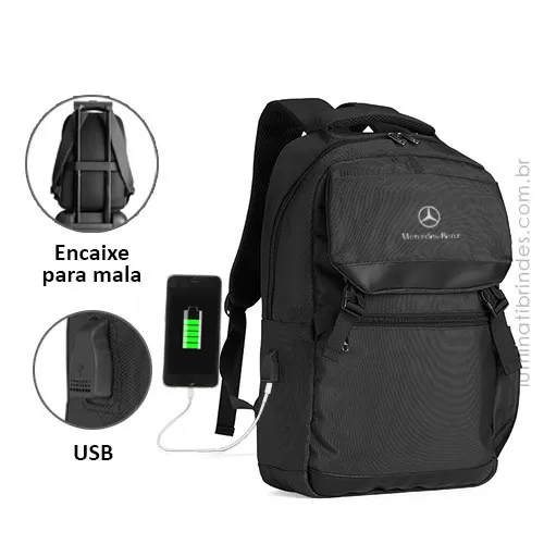 Mochila Centurion Laptop USB