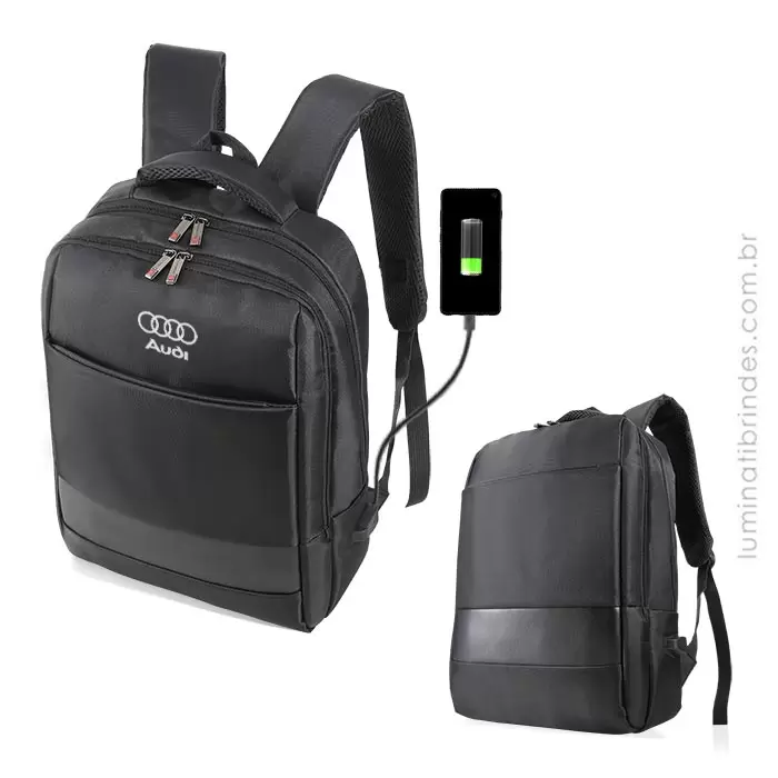 Mochila Premium com saída USB