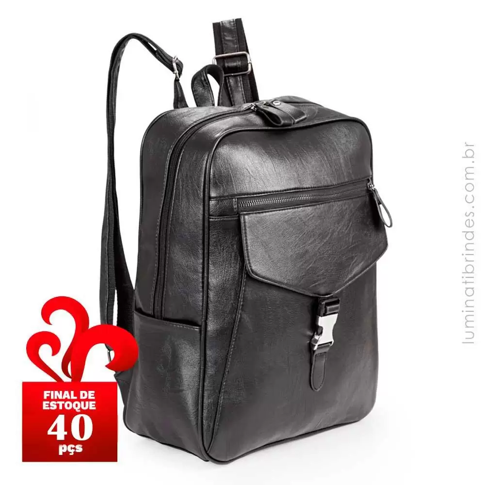 Mochila Leather Backpack