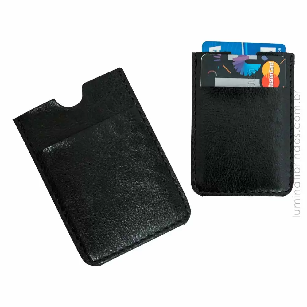 Porta Cartão para Celular Leather 