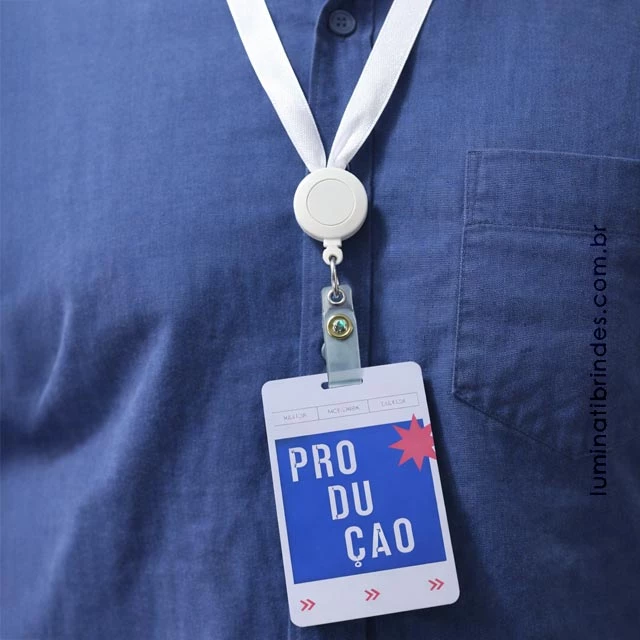 Porta Crachá TRENA Office - Brinde Corporativo S432