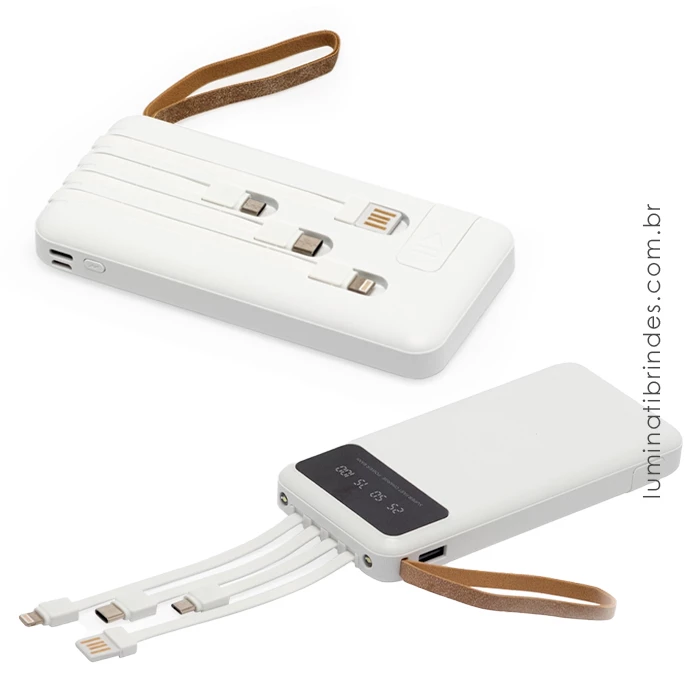 Power Bank Thompson com Lanterna e Multissaídas