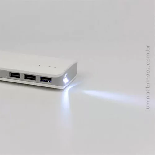 Powerbank ABS New Connection com Lanterna