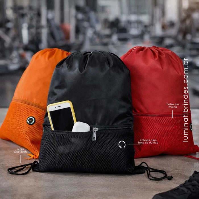 Sacola Esportiva Tipo Mochila