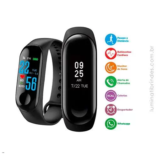 Smartwatch Black Fit para Brinde